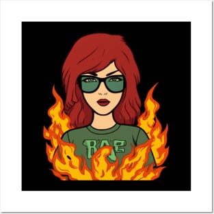 Daria on Fire Posters and Art